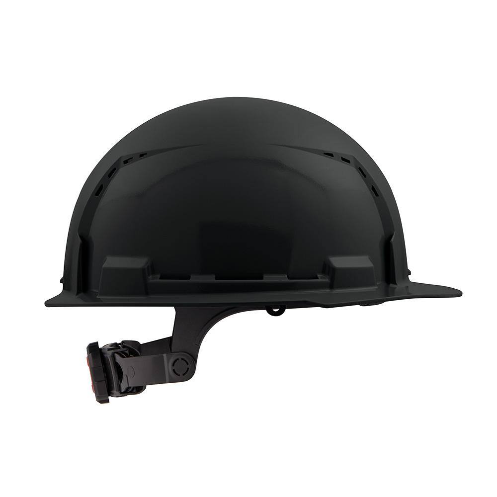 MW BOLT Black Type 1 Class C Front Brim Vented Hard Hat with 6-Point Ratcheting Suspension (10-Pack) 48-73-1230X10