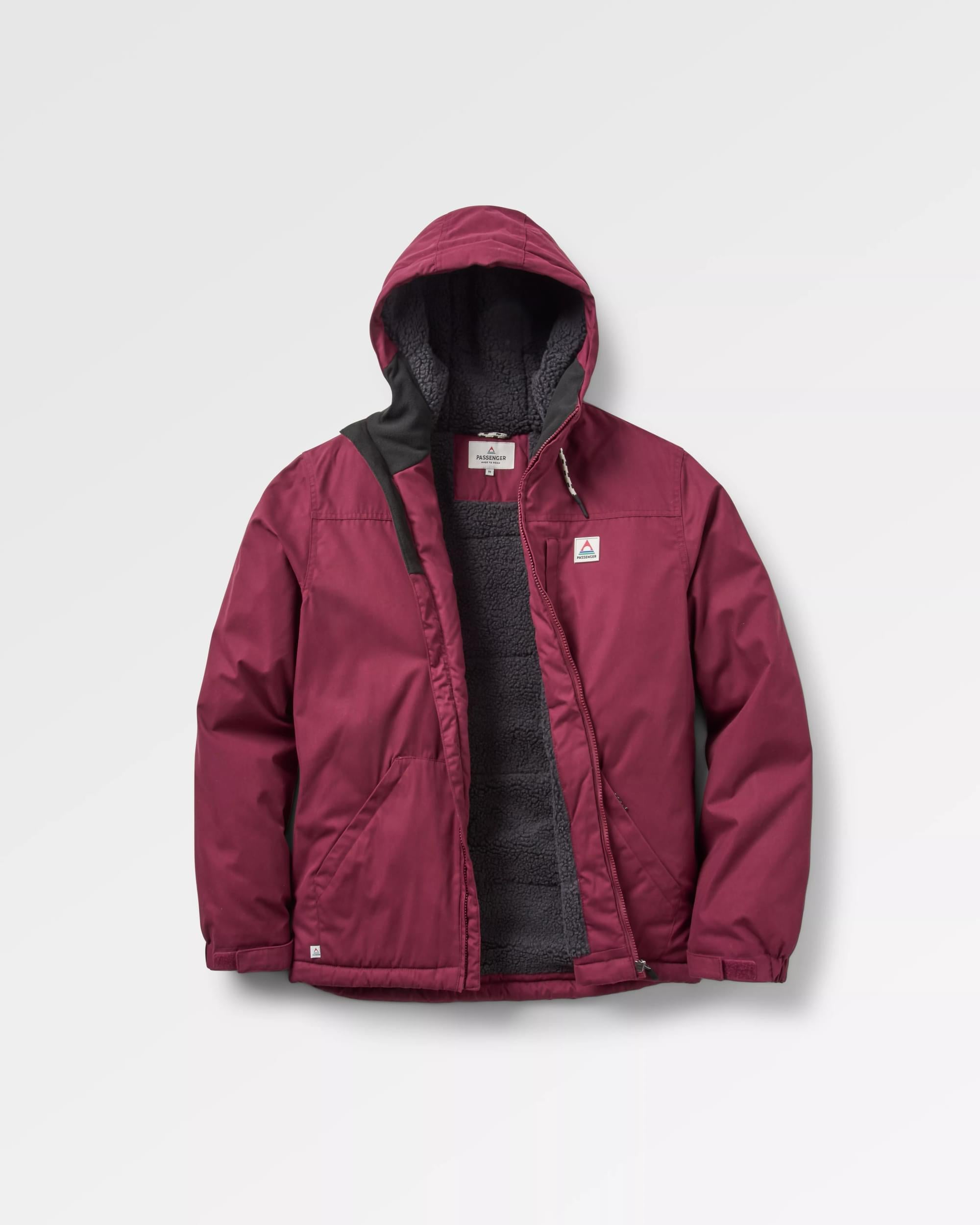 Discover Recycled Sherpa Lined Jacket - Wine