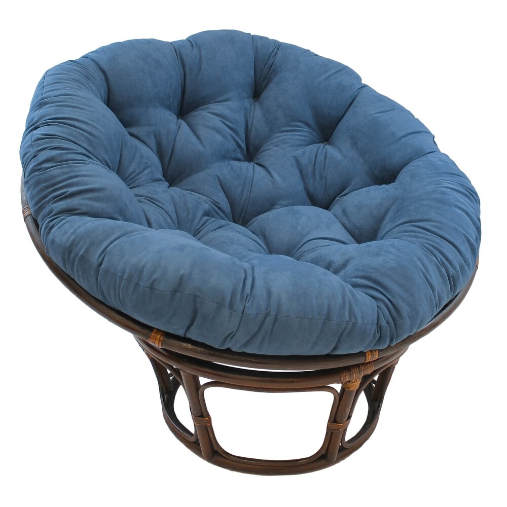 Microsuede Indoor Papasan Cushion (44 inch  48 inch  or 52 inch) (Cushion Only)