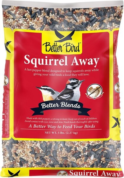 Better Bird Squirrel Away Bird Food， 5-lb bag