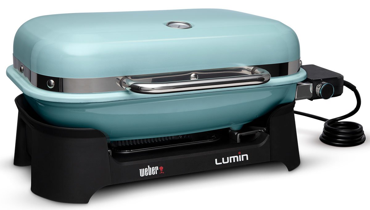 Weber Lumin Ice Blue Electric Grill