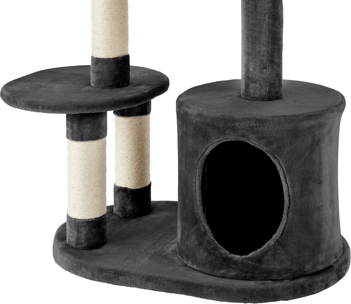 Frisco 48.25-in Heavy Duty Faux Fur Cat Tree and Condo