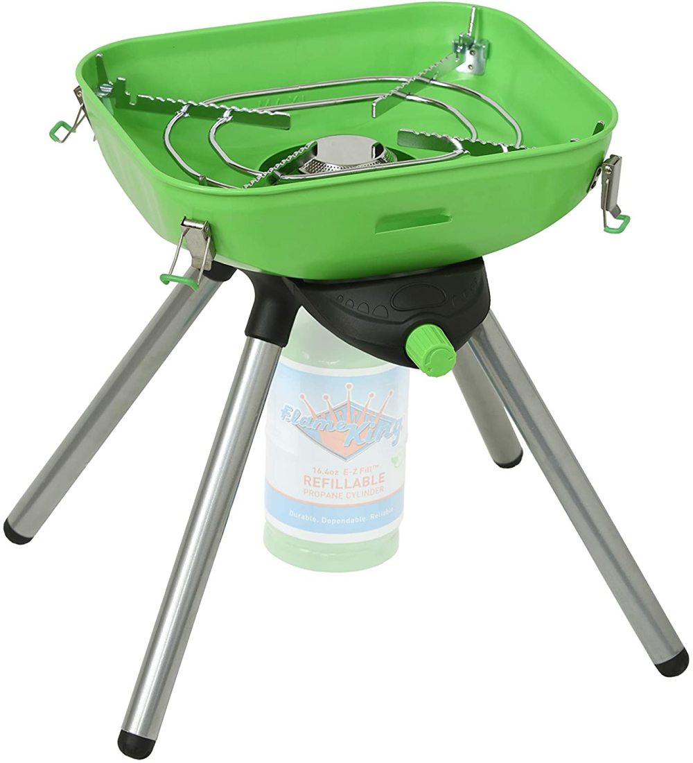 Flame King BBQ Portable Propane Multi Function ;