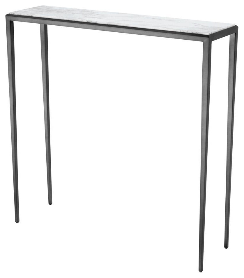 Small Marble Console Table  Eichholtz Henley S   Transitional   Console Tables   by Oroa   Distinctive Furniture  Houzz