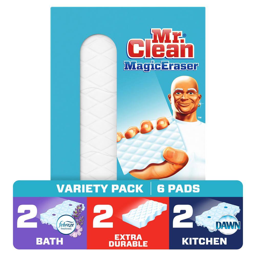 Mr. Clean Magic Erasers Multi-Purpose Cleaning Sponge (6-Count) 003700069523