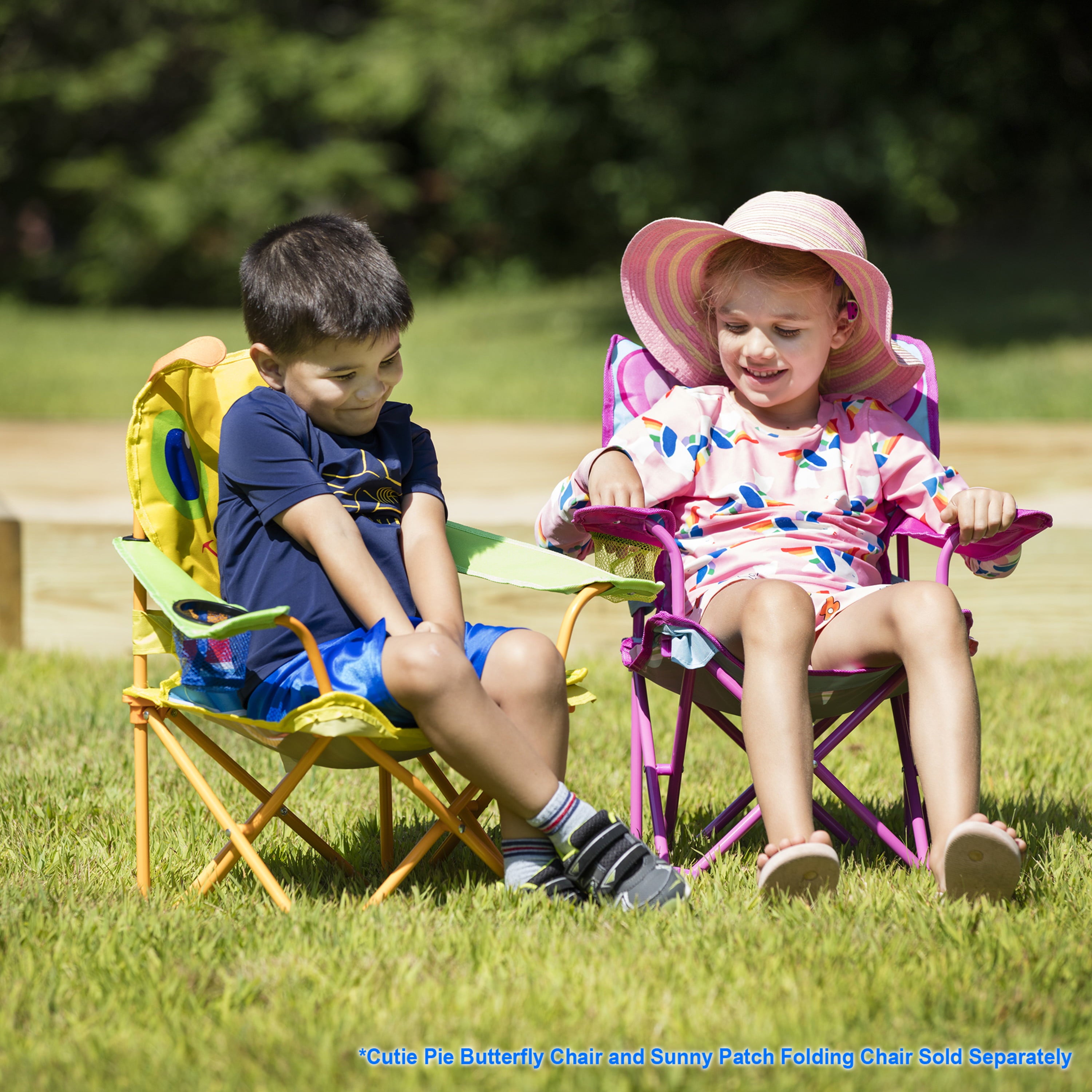 Melissa & Doug Sunny Patch Cutie Pie Butterfly Folding Lawn and Camping Chair