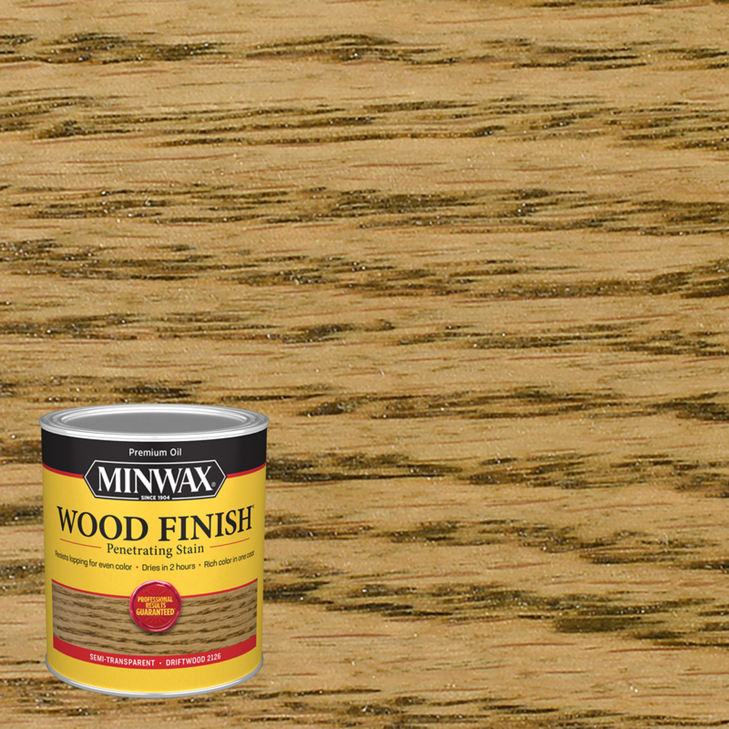 Minwax Wood Finish Semi-Transparent Driftwood Oil-Based Penetrating Wood Stain 1 qt