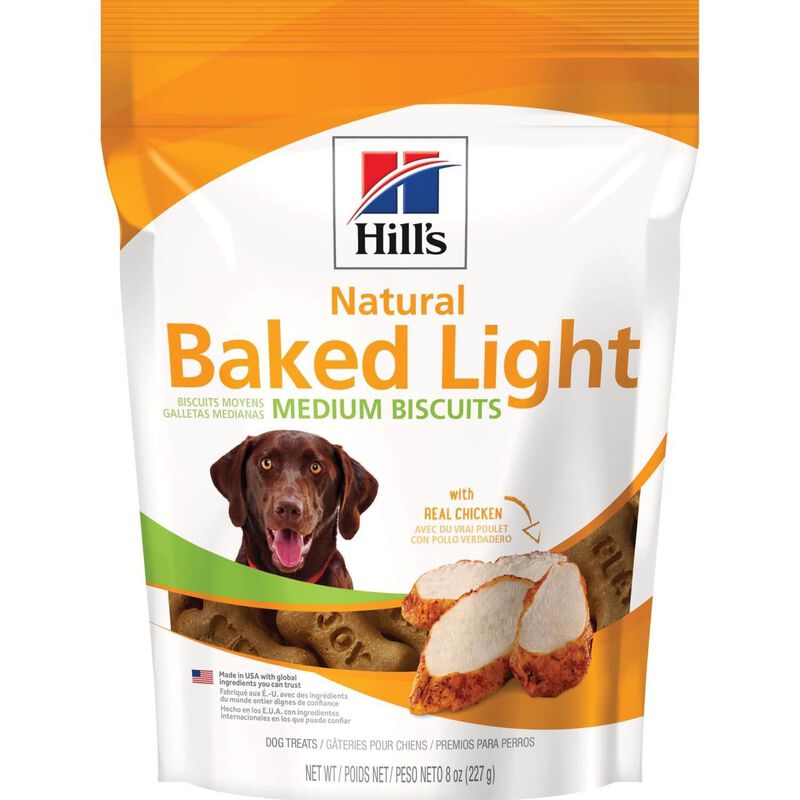 Natural Baked Light Medium Dog Chicken Biscuits 8oz