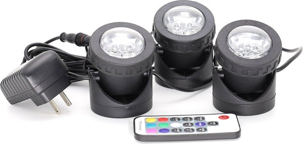 Spaces Places Remote Control Submersible LED Fish Pond Light Set