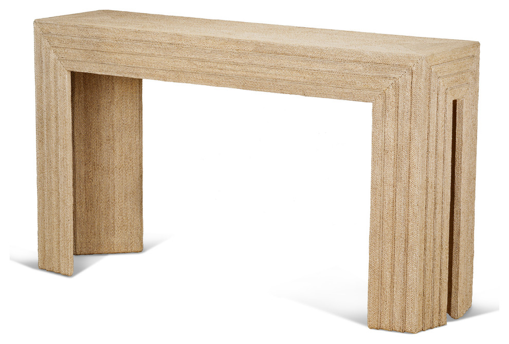 Abaca Console Table   Beach Style   Console Tables   by Maitland Smith  Houzz