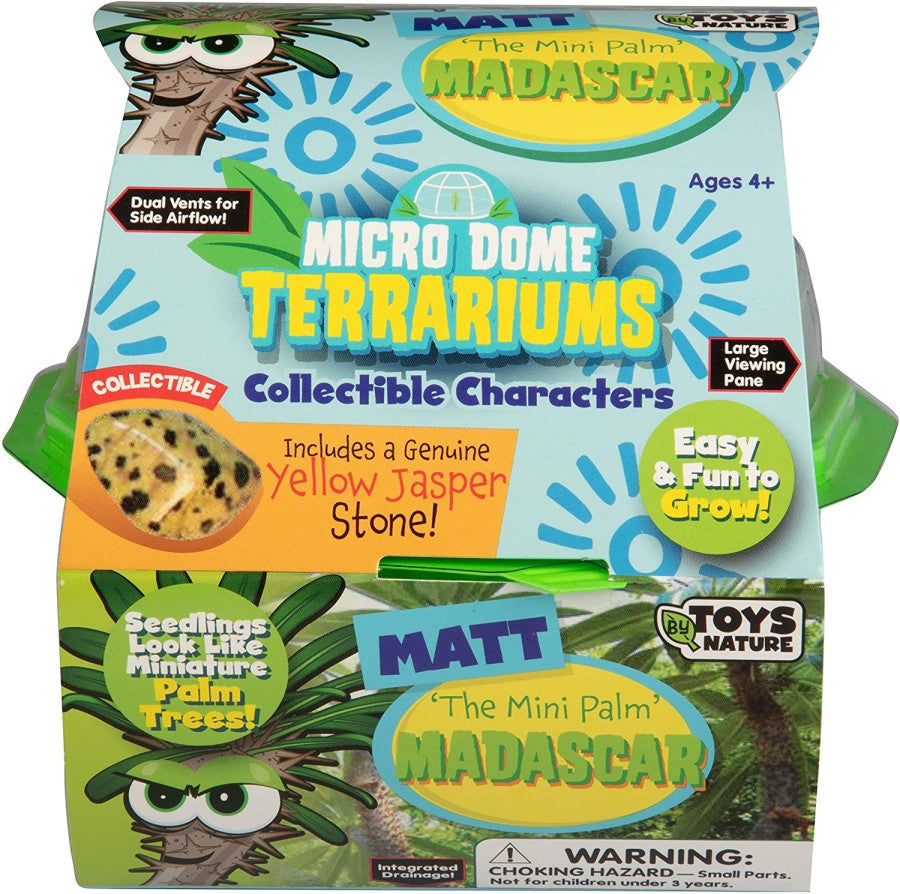 Toys By Nature - Matt the Madagascar Mini Palm - Indoor Micro-Gardening Kit