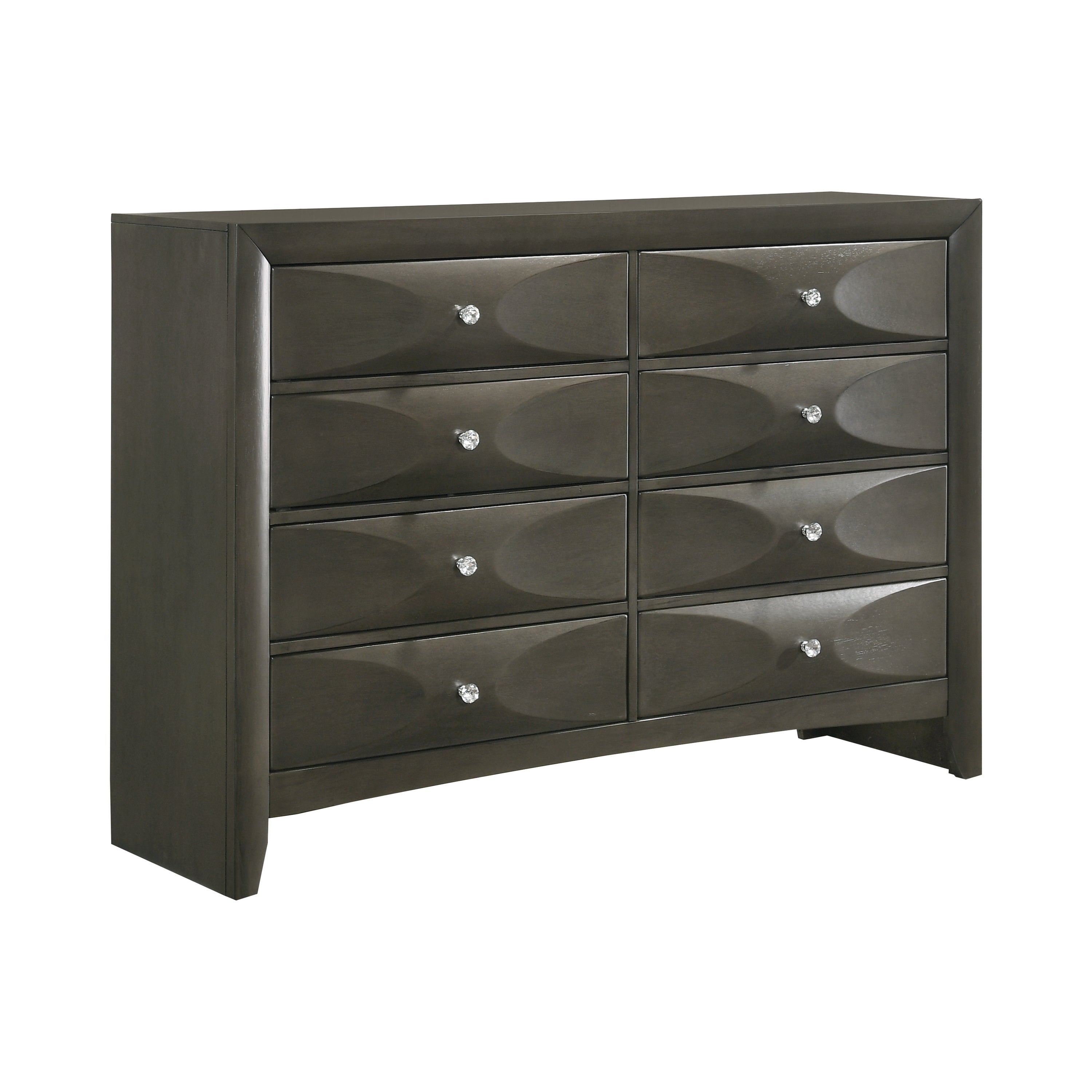 Salano 8-drawer Dresser Mod Grey