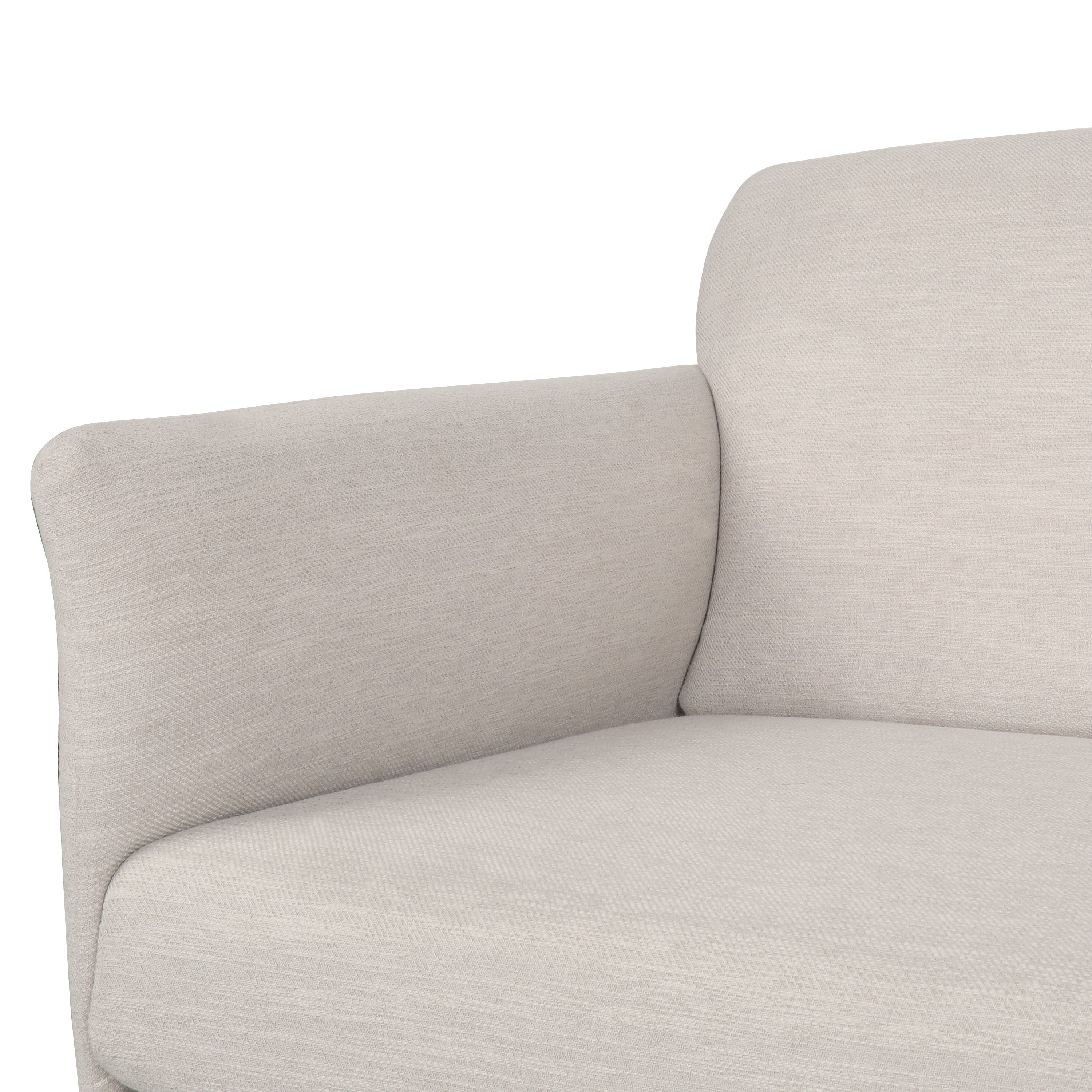 Mokena Contemporary Fabric Upholstered 3 Seater Sofa