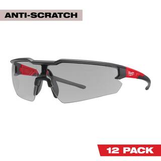 MW Safety Glasses with Gray Anti-Scratch Lenses (12-Pack) 48-73-2105X12