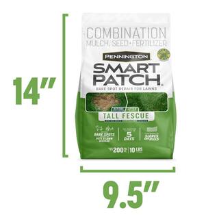 Pennington 10 lbs. Smart Patch Tall Fescue Grass Seed with Mulch Fertilizer 100545665