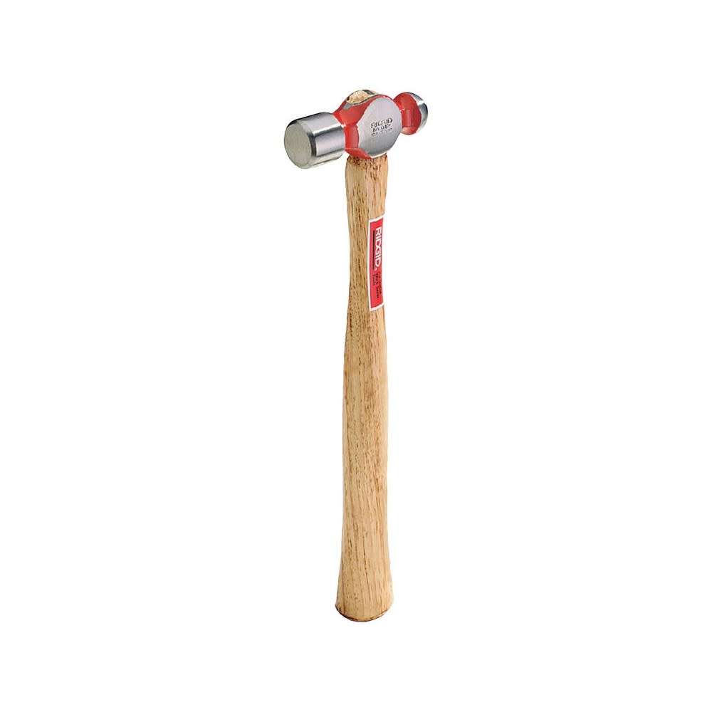 Ridgid 12oz Steel Head Ball Pein Hammer with Wood Handle 52450 from Ridgid