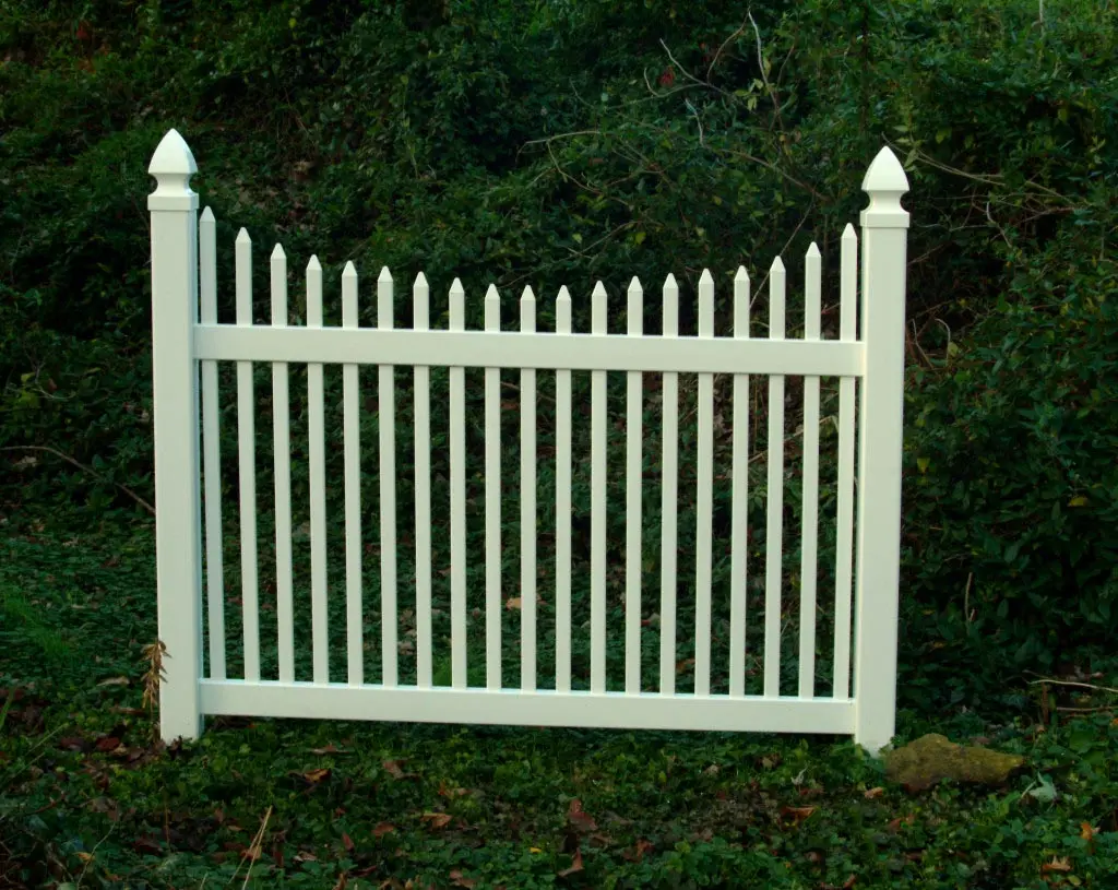 Wholesale White PVC Vinyl Fence composite fence with pickets series