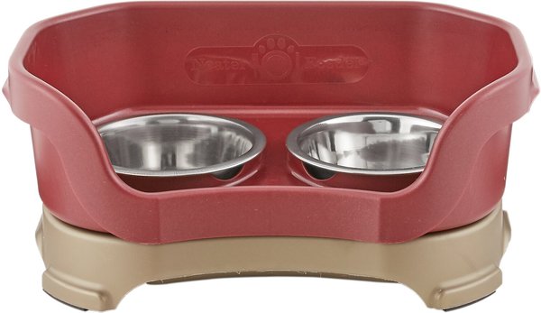 Neater Pets Neater Feeder Elevated Cat Bowls， Cranberry