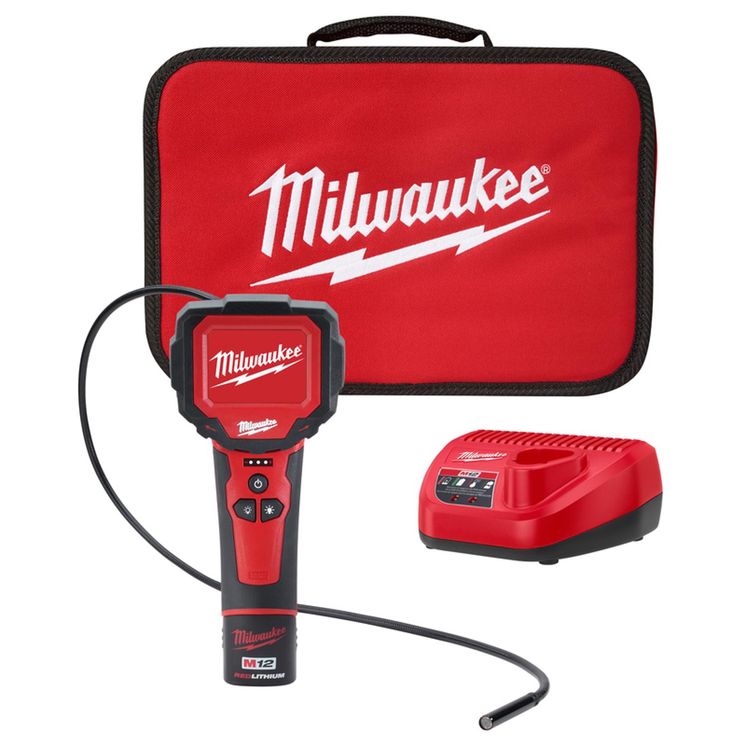 Milwaukee 13.2 in. L X 8.9 in. W Wireless M-Spector Video Inspection System Red 1 pc