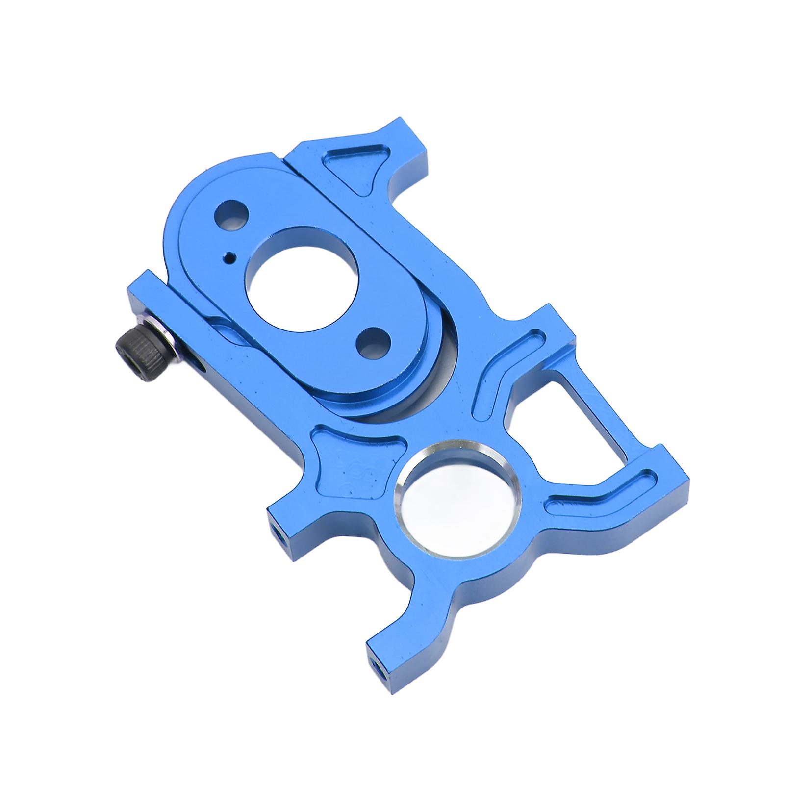 Rc Motor Mount Motor Fixed Holder Seat 2 Piece Design Aluminum For Arrma 6s Kraton 1/8 Remote Control Vehicleblue