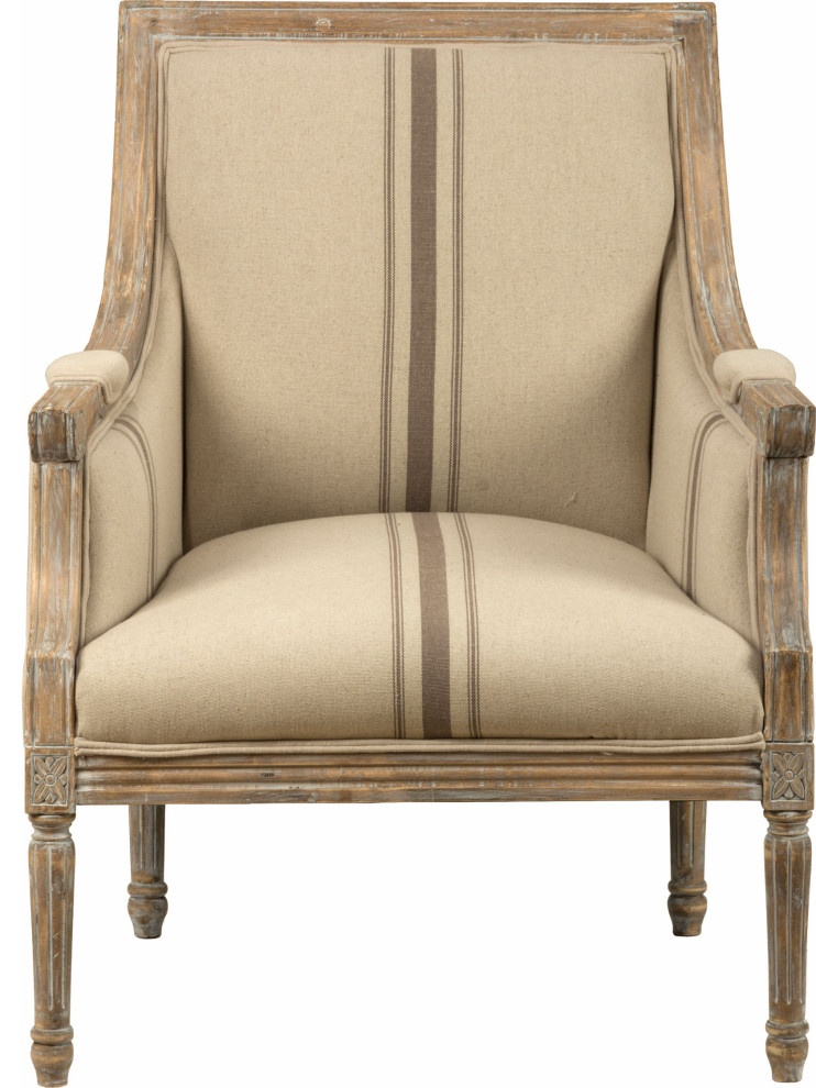 Mckenna Accent Chair   French Country   Armchairs And Accent Chairs   by HedgeApple  Houzz
