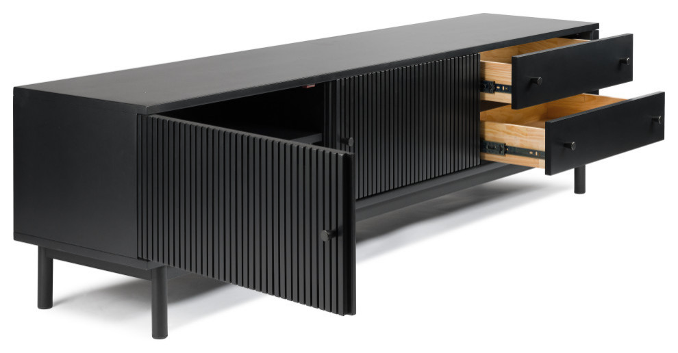 Soho Low TV Stand   Midcentury   Entertainment Centers And Tv Stands   by LIEVO  Houzz