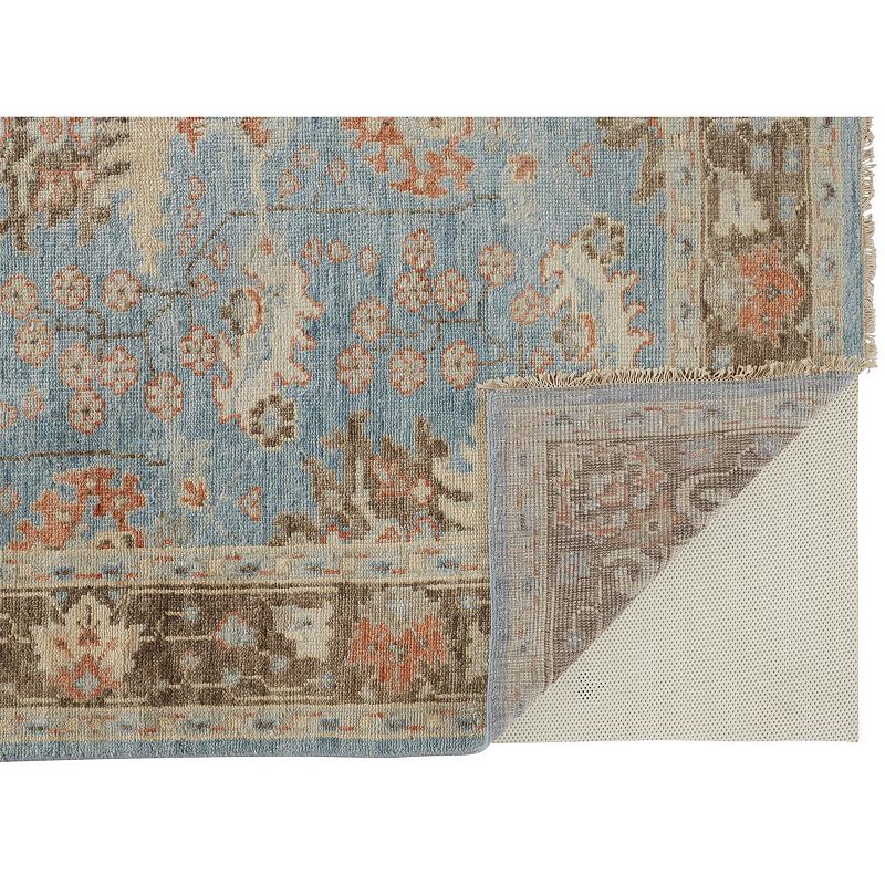 Weave and Wander Bennet Luxury Ornamental Floral Wool Rug