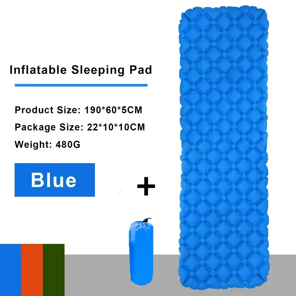 Low Moq Ultralight Sleeping Pad Camping Mattress Mat Outdoor Air Mattress for Hiking  Camping