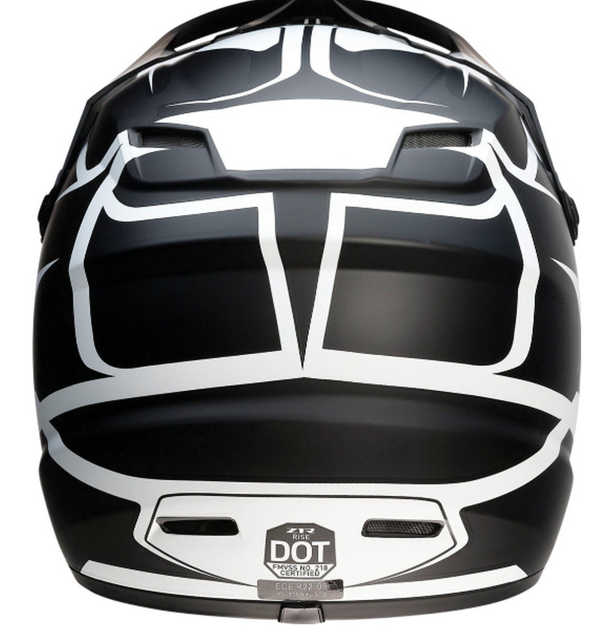 Z1R Rise Flame Youth MX Offroad Helmet Black SM