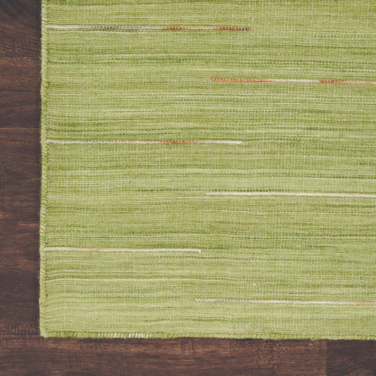 Interweave Green Modern Rug