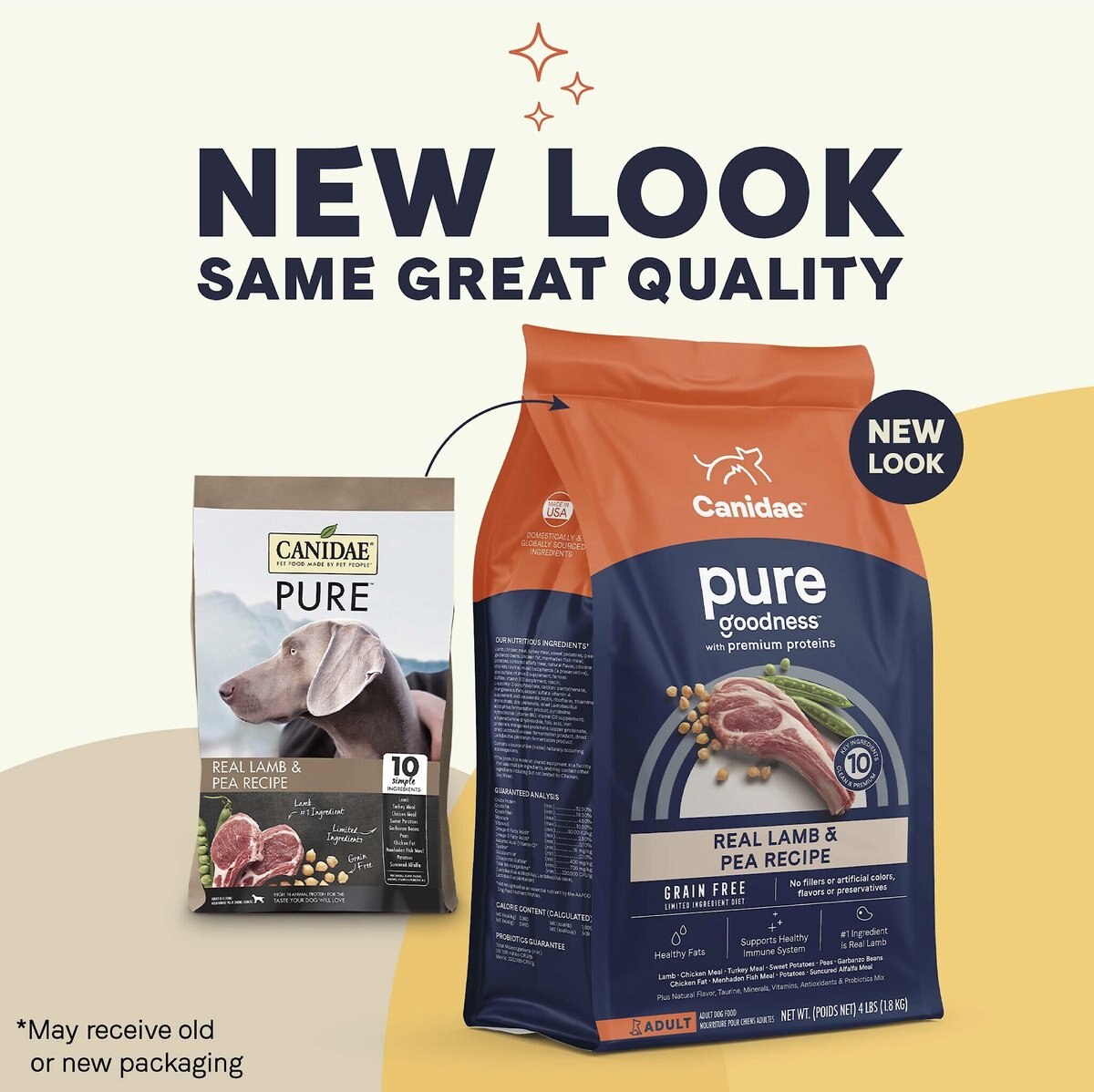 CANIDAE Pure Goodness Real Lamb and Sweet Potato Recipe Adult Dry Dog Food