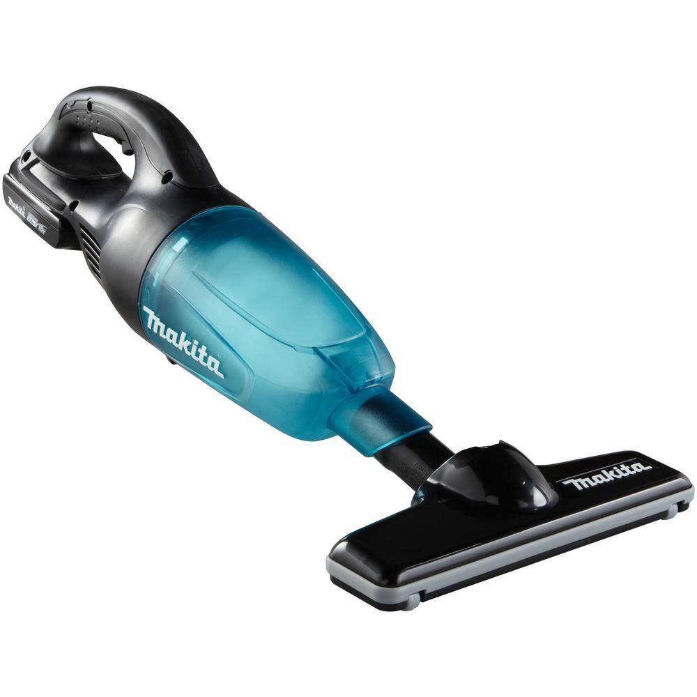 Makita 18V LXT Lithium-Ion Handheld Compact Cordless Vacuum Kit 2.0 Ah XLC02R1B