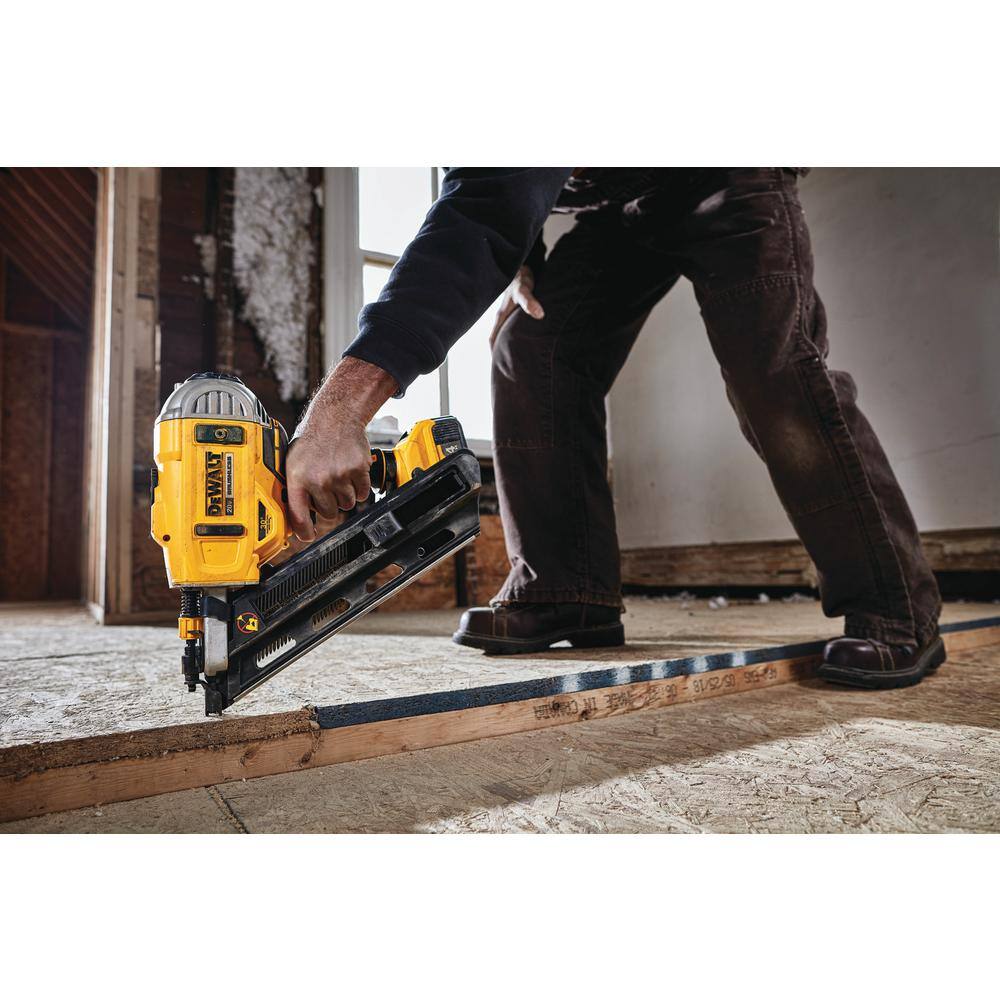 DEWALT DCN692B 20V MAX XR Lithium-Ion Cordless Brushless 2-Speed 30° Paper Collated Framing Nailer (Tool Only)