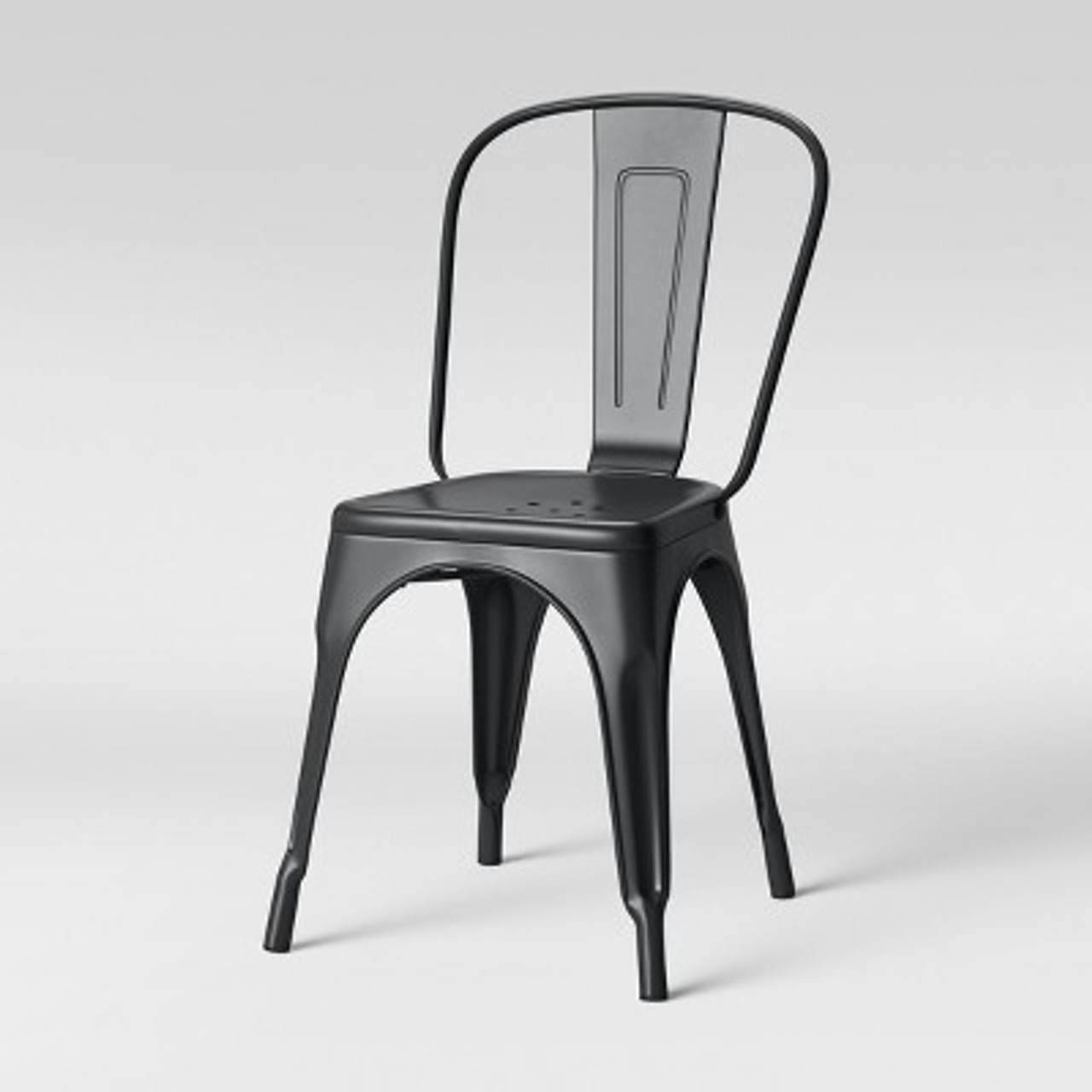 Set of 2 Carlisle High Back Dining Chair Matte Black - Threshold™