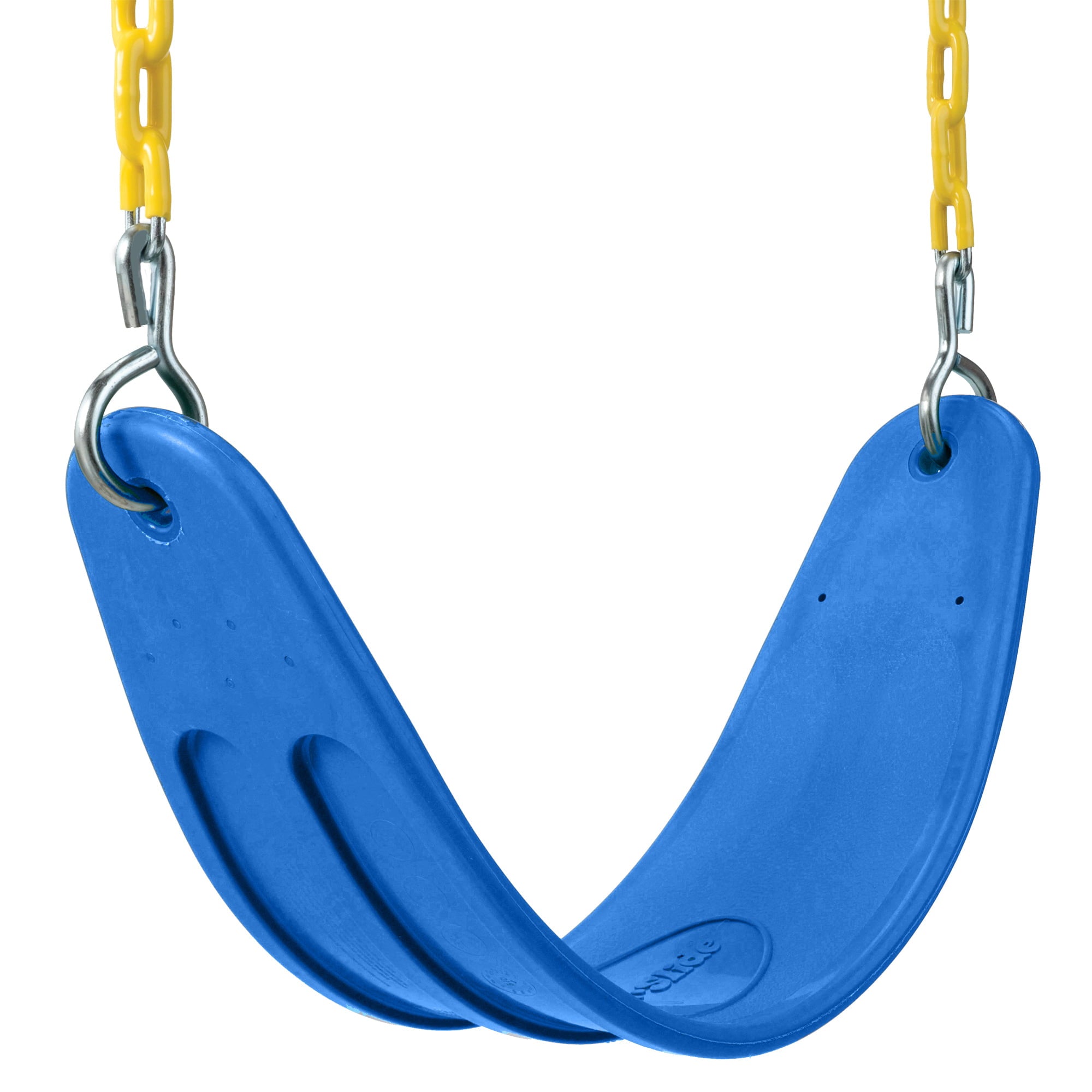 Swing-N-Slide Heavy Duty Swing Seat - Blue with Yellow Chains