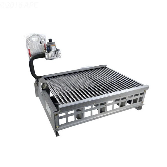 Raypak 010410F Burner Tray W/Gas Valve Nat Iid