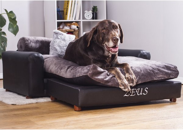 Moots Personalized Leatherette Sofa Cat and Dog Bed