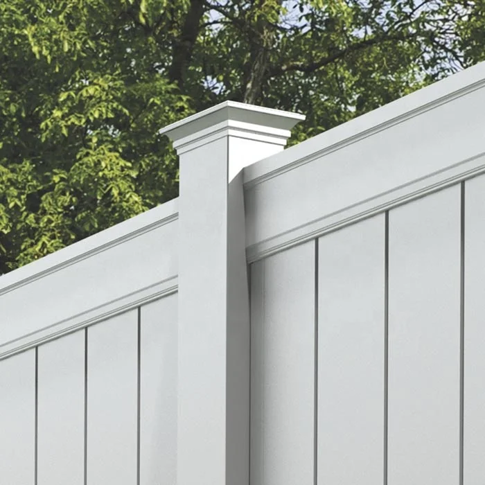 Cheap pvc pipe fence  made in China 100% Virgin PVC white pvc fence  Free Maintenance home depot vinyl fence