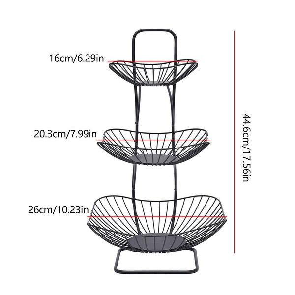 3-Tier Fruit Cupcake Stand Cake Stand Macaron Display Tray