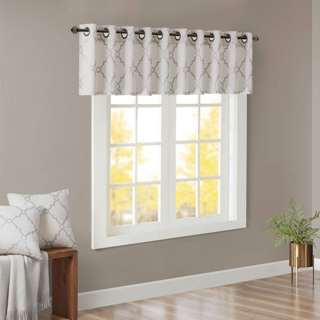 Sereno Fretwork Print Valance