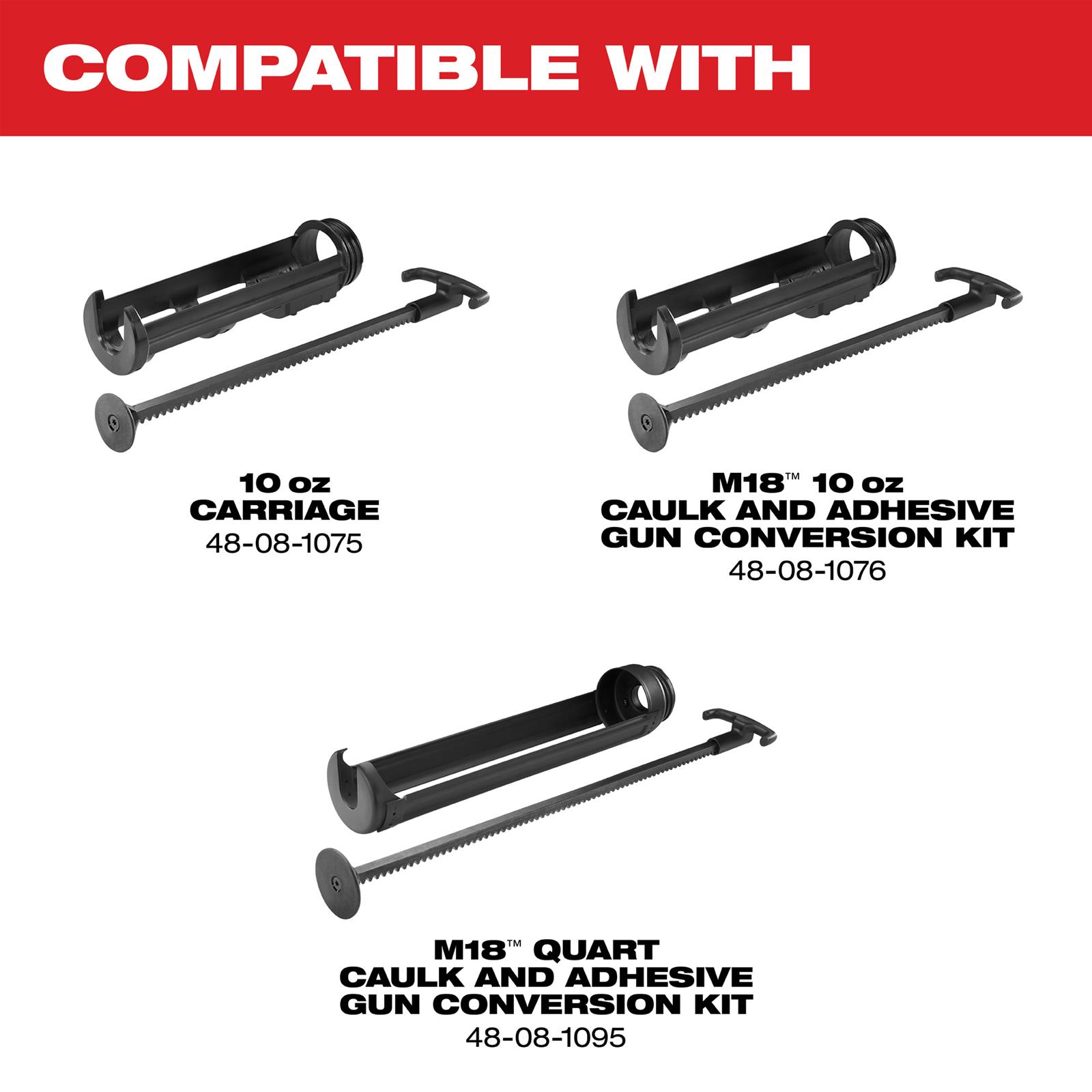 Milwaukee Tool 2641-20 Milwaukee M18 Cordless Caulk and Adhesive Guns