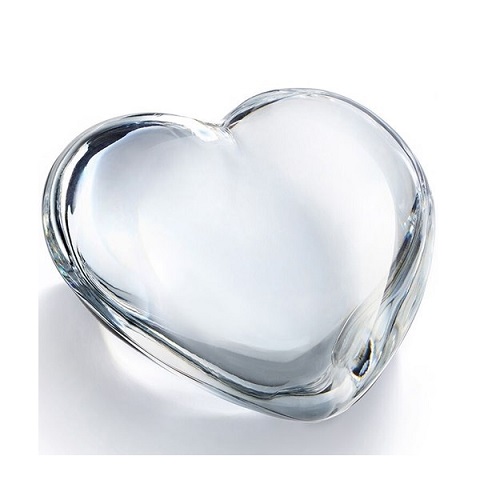 Baccarat Puffed Heart  Clear