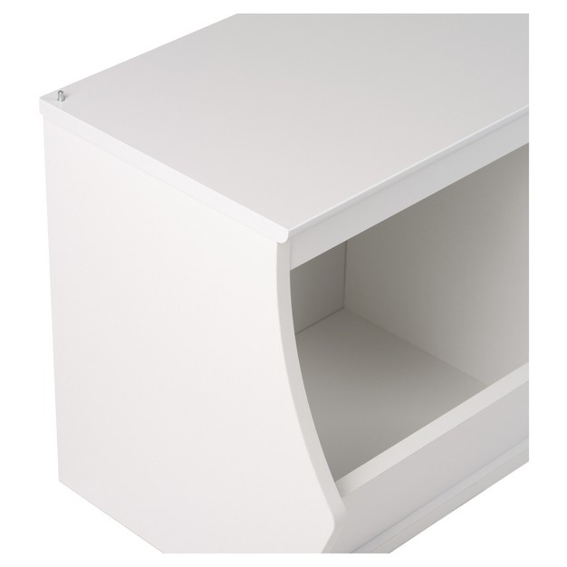 Fremont Entryway Storage Cubbie 6 Bin White Prepac