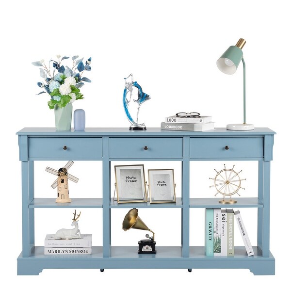 Console Table with Ample Storage for Entryway Living Room