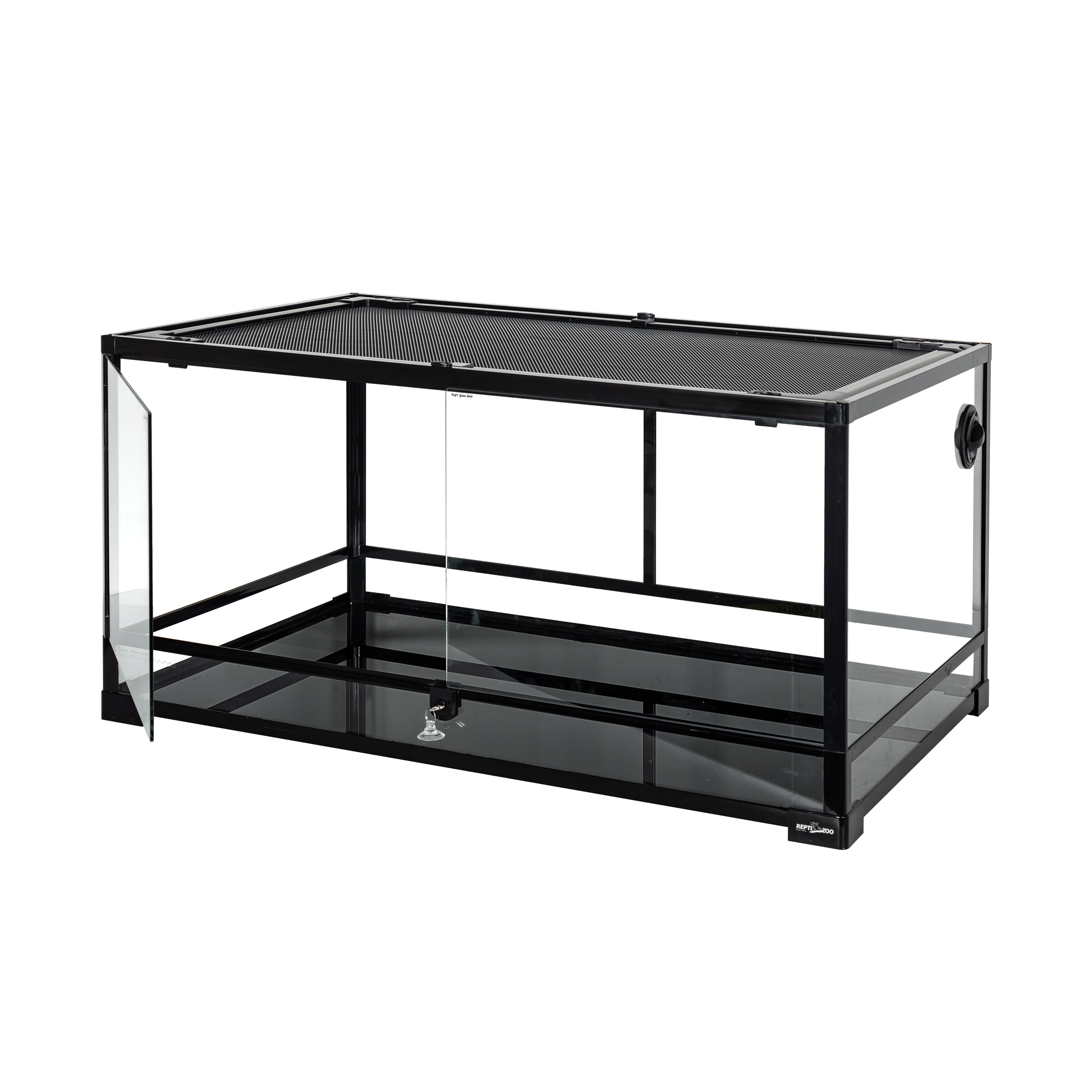 REPTIZOO Reptile Glass Deep Terrarium with Double Hinge Door 36