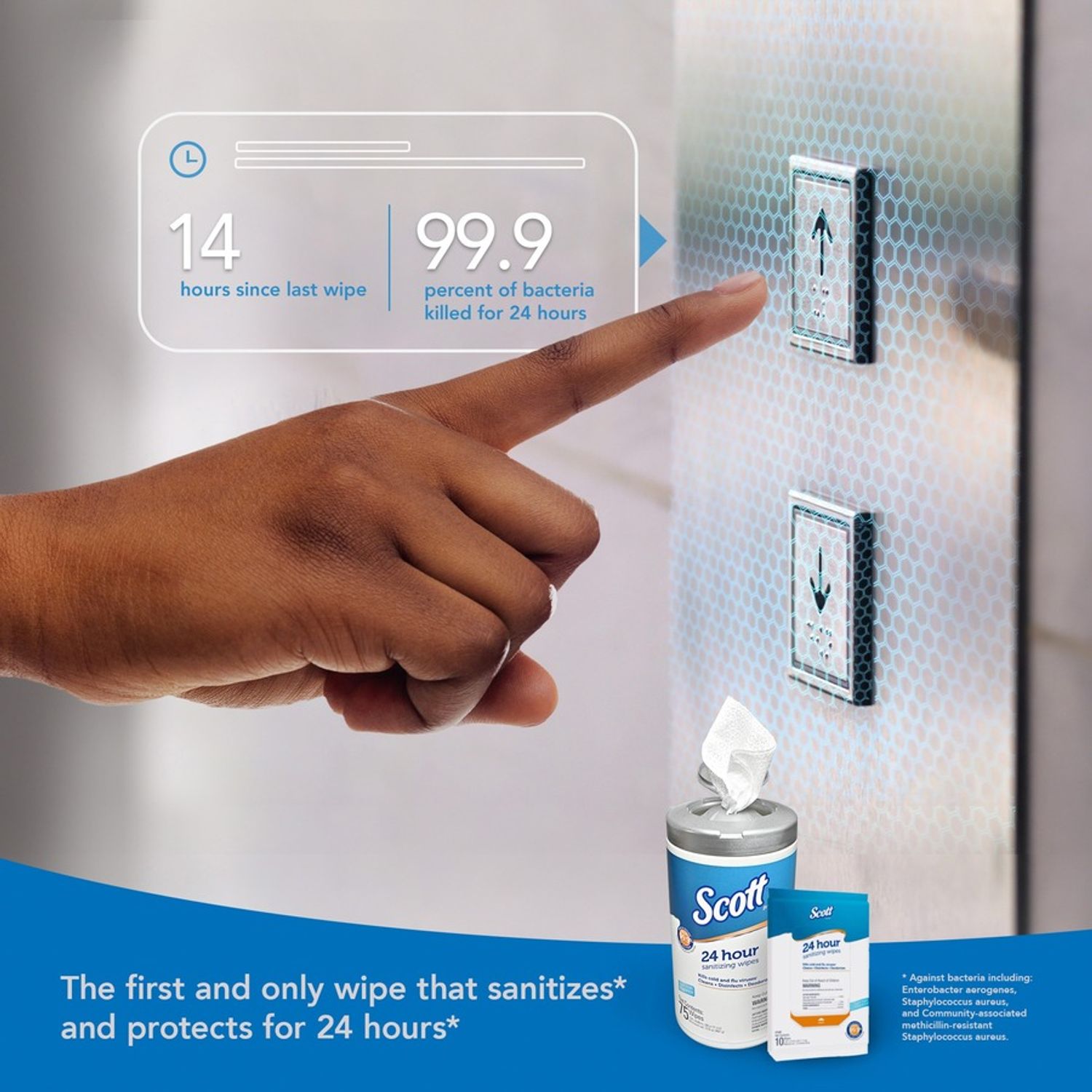 24 Hour Sanitizing Wipes by Kimberly-Clark Corporation KCC41526