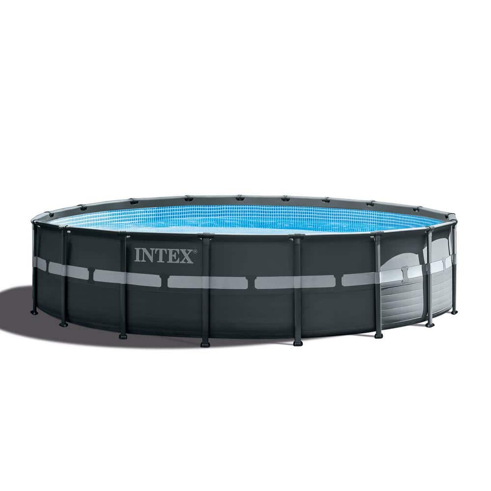 Intex 18 ft. x 52 in. Ultra XTR Frame Round Above Ground Swimming Pool Set with Pump 26329EH