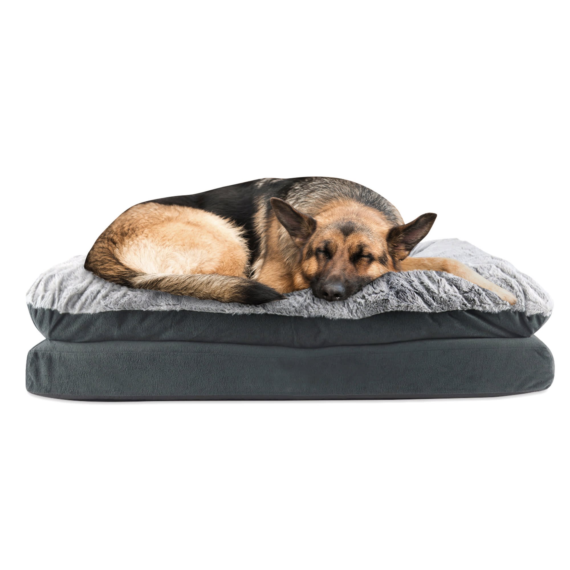 Canine Creations Charcoal Rectangle Dog Bed， 40