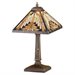 Meyda Tiffany 66231 Stained Glass / Tiffany Accent Table Lamp From The Mission Collection