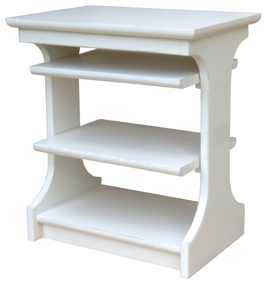 Kennedy Chairside Table   Transitional   Side Tables And End Tables   by Trade Winds Furniture LLC  Houzz